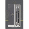 Набор PARKER SONNET LAQBLACK CT роллер и шариковая ручка 2093259 CW2093259